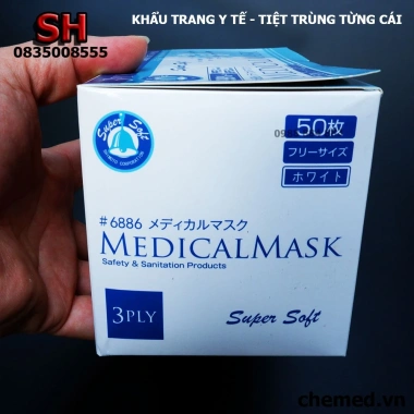 Khẩu trang y tế Kawanishi CN Nhật Bản 50 cái tiệt trùng, kháng khuẩn - 62.400₫