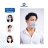 Khẩu trang y tế Mạnh Khuyên 4 lớp kháng khuẩn, không đau tai - 1 hộp 50 chiếc 5