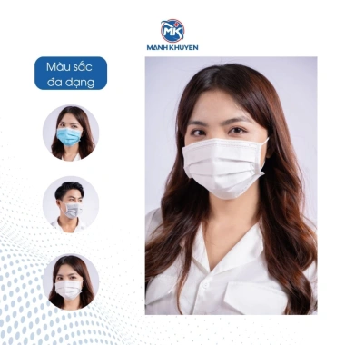 Khẩu trang y tế Mạnh Khuyên 4 lớp kháng khuẩn, không đau tai - 1 hộp 50 chiếc 7 Khẩu trang y tế Mạnh Khuyên 4 lớp kháng khuẩn, không đau tai - 1 hộp 50 chiếc 7