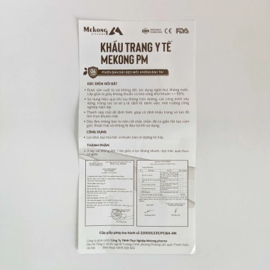 Khẩu Trang Y Tế Mekong Cao Cấp 3 Hộp - Dây Đeo Mềm, Không Đau Tai, Giá Chỉ 132.000đ