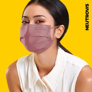 Khẩu Trang Y Tế NEUTROVIS 4 Lớp Merlot - Hộp 30s Giá Ưu Đãi 75k, Bảo Vệ Cao 8