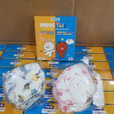 Khẩu Trang Y Tế VN95 Kids FAMAPRO Nam Anh cho Bé - Giá 15.000đ Chị Vịt Shop