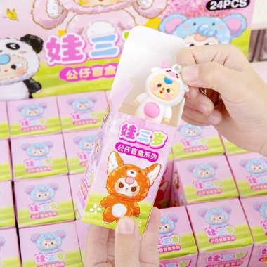 Khay 24 hộp Blindbox Baby Three - Capybara, Kuromi, Hộp Mù, Móc Khóa - Giá chỉ 75.000₫ (Giá gốc 95.250₫)