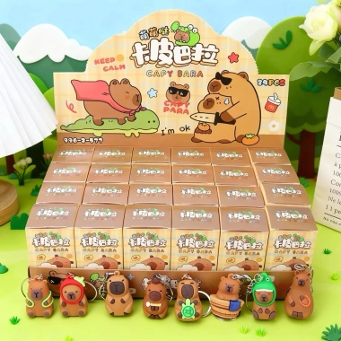 Khay 24 hộp Blindbox Baby Three - Capybara, Kuromi, Hộp Mù, Móc Khóa - Giá chỉ 75.000₫ (Giá gốc 95.250₫)