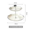 Khay 3 tầng lá sen mẫu mới - Đựng mứt trái cây, decor tiệc lễ Tết, giá 175.000₫ 8