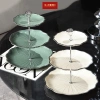 Khay 3 tầng lá sen mới, đựng mứt bánh kẹo hoa quả, decor Tiệc và Lễ Tết, sang trọng phòng khách, chỉ 60.000đ 6
