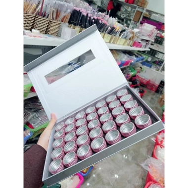 Khay 35 Hũ Inox Đựng Phụ Kiện - Rẻ Vô Địch 300k, Chất Bảo Hộ, Thiết Kế Tiện Lợi