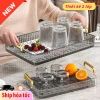 Khay Acrylic Lilys sang trọng - Đựng ly, cốc, úp trà chịu nhiệt, bền đẹp, dễ vệ sinh, chỉ 120.047 VND