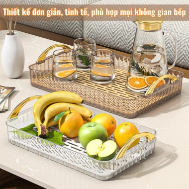 Khay Acrylic Lilys sang trọng - Đựng ly, cốc, úp trà chịu nhiệt, bền đẹp, dễ vệ sinh, chỉ 120.047 VND 2 Khay Acrylic Lilys sang trọng - Đựng ly, cốc, úp trà chịu nhiệt, bền đẹp, dễ vệ sinh, chỉ 120.047 VND 2