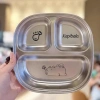 Khay Ăn 3 Ngăn Cappybara Cho Bé và Thìa Inox 316 - An Toàn, Giá 110k (Giảm 30k) 5