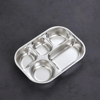 Khay ăn tối NLINNI inox 304 có nắp - Đĩa chia 4/5 ngăn, bộ đồ ăn nhà bếp đa năng, giảm còn 161.700₫ 10 Khay ăn tối NLINNI inox 304 có nắp - Đĩa chia 4/5 ngăn, bộ đồ ăn nhà bếp đa năng, giảm còn 161.700₫ 10