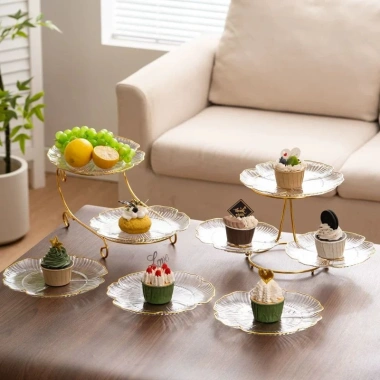 Khay bánh kẹo 3 tầng mẫu mới – Đựng mứt Tết, trái cây, giá ưu đãi 185k