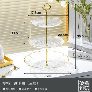 Khay bánh kẹo 3 tầng mẫu mới – Đựng mứt Tết, trái cây, giá ưu đãi 185k 10 Khay bánh kẹo 3 tầng mẫu mới – Đựng mứt Tết, trái cây, giá ưu đãi 185k 10