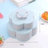 Khay bánh kẹo Tết hình hoa sen sang trọng 2 tầng 10 cánh, giảm giá 90k 3