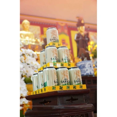 Khay Bày Tháp Bia Nước Ngọt 3-5 Tầng Xuka - Tháp Vàng Chữ Vạn Sang Trọng, Trang Trí Cúng Lễ & Bàn Thờ Tết, 58.000₫ 6