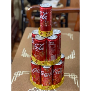 Khay Bày Tháp Bia Nước Ngọt 3-5 Tầng Xuka - Tháp Vàng Chữ Vạn Sang Trọng, Trang Trí Cúng Lễ & Bàn Thờ Tết, 58.000₫ 9
