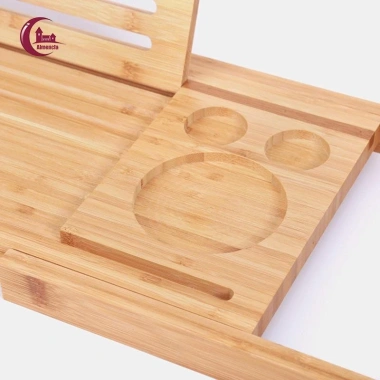 Khay Bồn Tắm Đa Năng Giá Đỡ Xà Phòng + Khe Cắm Cốc Điện Thoại - Giá 484.000₫