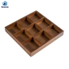 Khay chia đĩa 9 ngăn tre - phục vụ khai vị, ăn nhẹ nhà hàng, giá ưu đãi 222.200₫ 6