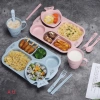 Khay Cơm Lúa Mạch 6 Chi Tiết Hình Cá Siêu Đáng Yêu - Giá 69.900đ Giảm Đặc Biệt 5