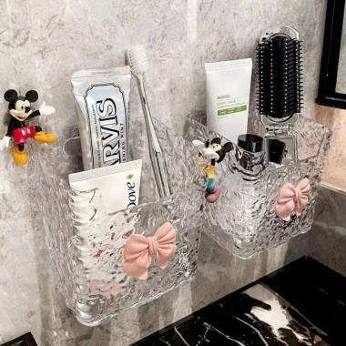 Khay dán tường Homix chống nước, phù hợp phòng tắm và bếp, giá chỉ 49.300₫