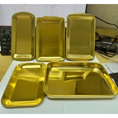 Khay Đậu, Khay Vàng, Hũ Bông, Chén Cồn, Khay Inox Y Tế Spa - Giá 22.000đ giảm