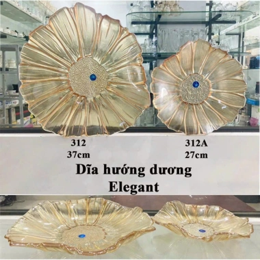 Khay Dĩa Chưng Tết 2.024 - Đĩa Thủy Tinh Kiểu sang trọng, mâm trái cây, đĩa kẹo mứt, giảm giá 157.500-125.000, hàng cao cấp 5
