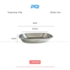 Khay đĩa vuông inox 18/10 23.5cm đựng thực phẩm, hoa quả, trái cây, để bàn, giá ưu đãi 355.000đ 2