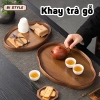 Khay Đựng Ấm Chén Trà Gỗ Tự Nhiên Sang Trọng Bistyle - Cao Cấp, Giá Ưu Đãi 229k