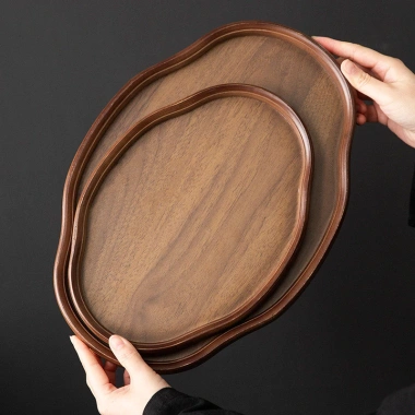Khay Đựng Ấm Chén Trà Gỗ Tự Nhiên Sang Trọng Bistyle - Cao Cấp, Giá Ưu Đãi 229k 5