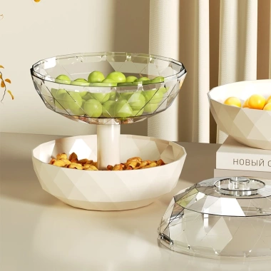 Khay đựng bánh kẹo 2 in 1 Song Anh - Hộp 2 tầng gọn gàng, giá chỉ 62.000₫ 3