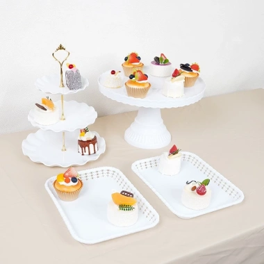 Khay Đựng Bánh Kẹo 2 Tầng Decor Tiệc Cưới, Khay Trái Cây Đơn Giản Sang Trọng - 23.000₫ 5 Khay Đựng Bánh Kẹo 2 Tầng Decor Tiệc Cưới, Khay Trái Cây Đơn Giản Sang Trọng - 23.000₫ 5