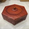 Khay Đựng Bánh Kẹo Tết Gỗ Hương Cao Cấp Trơn Lục Giac Trạm Chữ Xung Quanh - Giá Ưu Đãi 455.000 VNĐ