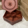 Khay Đựng Bánh Kẹo Tết Gỗ Hương Cao Cấp Trơn Lục Giac Trạm Chữ Xung Quanh - Giá Ưu Đãi 455.000 VNĐ 6