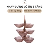 Khay Đựng Bánh Kẹo Trái Cây 1 Tầng 3 Ngăn - Trang Trí Nhà Cửa, Giá Siêu Tiết Kiệm 57.225₫