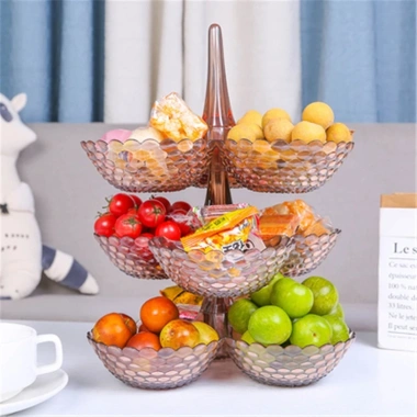 Khay Đựng Bánh Kẹo Trái Cây 1 Tầng 3 Ngăn - Trang Trí Nhà Cửa, Giá Siêu Tiết Kiệm 57.225₫ 2