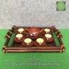 Khay đựng bộ ấm chén trà Bát Tràng bằng tre - Thiết kế tinh tế, giá chỉ 92.000 VND 3