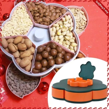 Khay đựng đồ ăn nhẹ leipupa xoay thực tế, phục vụ bàn tiệc và tiệc cưới, giá 231.000₫