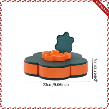 Khay đựng đồ ăn nhẹ leipupa xoay thực tế, phục vụ bàn tiệc và tiệc cưới, giá 231.000₫ 4