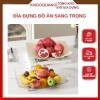 Khay đựng hoa quả và đĩa bánh kẹo nhựa PET cao cấp, dáng cong sang trọng, chỉ 60.000 VND