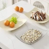 Khay đựng hoa quả và đĩa bánh kẹo nhựa PET cao cấp, dáng cong sang trọng, chỉ 60.000 VND 6