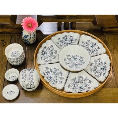 Khay Đựng Mâm Cúng Gia Tiên Cao Cấp Gỗ & Tre - Sang Trọng, Giá 240.000 VNĐ