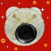 Khay Đựng Mứt, Bánh Kẹo Hoa Sen 6 Cánh Xoay 360 độ Mạ Vàng Đồng Tráng Gương Cao Cấp Sang Trọng 215k 5