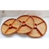 Khay đựng mứt, mẹt chia ngăn, nem nướng Thủy Khanh - Mây tre đan, giảm còn 62.000₫ 4