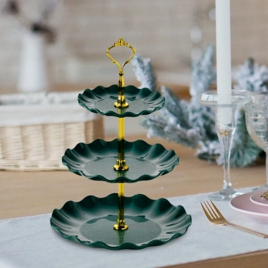 Khay đựng mứt Tết 3 tầng cao cấp – Thiết kế sang trọng, đẹp mắt, chỉ 60.000₫
