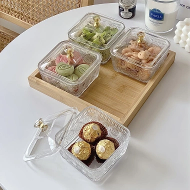 Khay Đựng Mứt Tết Thuỷ Tinh Cao Cấp - Giảm giá 22% - Chỉ 310.000 VND 2