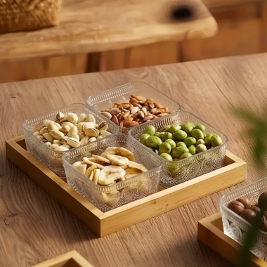 Khay Đựng Mứt Tết Thuỷ Tinh Cao Cấp - Giảm giá 22% - Chỉ 310.000 VND 4