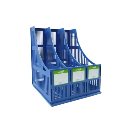 Khay đựng tài liệu 3 ngăn nhựa xéo - Kệ liên hoàn, giá chỉ 60.000₫, tiết kiệm không gian