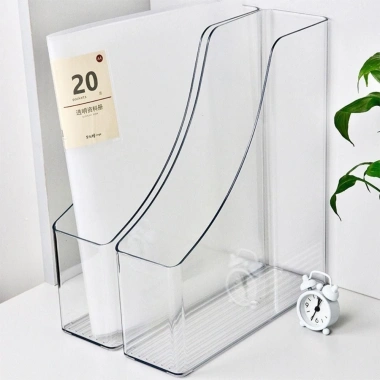 Khay đựng tài liệu A4 trong suốt - Kệ sách vở gọn gàng bằng nhựa acrylic cứng cáp, giá ưu đãi 41.000đ 4