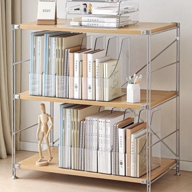 Khay đựng tài liệu A4 trong suốt - Kệ sách vở gọn gàng bằng nhựa acrylic cứng cáp, giá ưu đãi 41.000đ 8