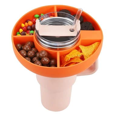 Khay Đựng Thức Ăn Silicone Tái Sử Dụng 4 Ngăn Đựng Cốc 40oz - Giá 79.200 VND 3
